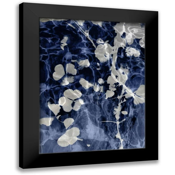 Carson, Danielle 12x14 Black Modern Framed Museum Art Print Titled - Indigo Nature IV