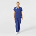 thumbnail image 3 of Women's Stylized V-Neck Scrub Top, 3 of 6