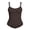 Chocolate Brown, variant on Women’s Seamless V-Neck Bodysuit Shapewear, Sleeveless Tummy Control Body Shaper, Slimming & Invisible Under Clothes,Beige