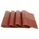 thumbnail image 1 of 4 Pcs Estilo de Cuadrícula Manteles de PVC y PET para Mesa de Comedor Lavables Color Rojo, 1 of 6