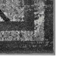 thumbnail image 4 of RUGSOTIC CARPETS MACHINE MADE HEATSET POLYPROPYLENE AREA RUGS - 3'2''x10', Runner Shape, Silver Color, Floral Modern Design, High Pile Machine Made Area Rugs for Living Room, Bed Room (M00023), 4 of 5