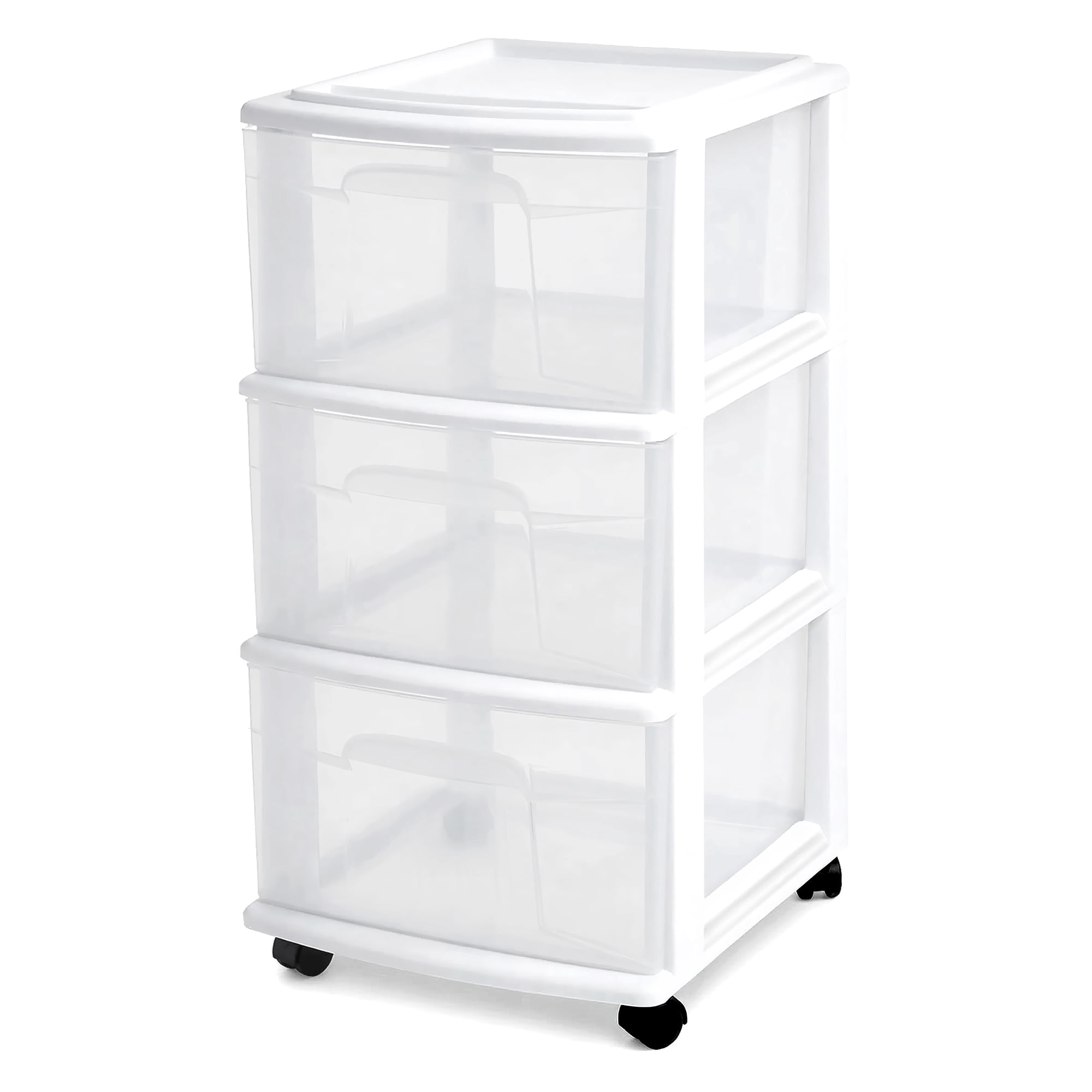 Sterilite 4 Drawer Unit, Durable Plastic Storage Solution for
