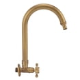 thumbnail image 1 of Outdoor Kitchen Sink Faucet, 360 Degree Rotation Single Cold Water Garden Outdoor Faucet, Antique In Wall Frost Crack Prevention Flexible Neck Laundry Room Tap Bar Faucet Tap, 1 of 8
