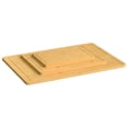 thumbnail image 2 of vidaXL 3 Piece Chopping Board Set Bamboo, 2 of 4