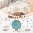 thumbnail image 4 of Ohmyroo Transparent Acrylic Currency Saving Box for Adults, 4 of 8
