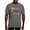 Gray, variant on - Proud Army Dad Black And Gold T Shirt - Mens Comfort Colors Shirt