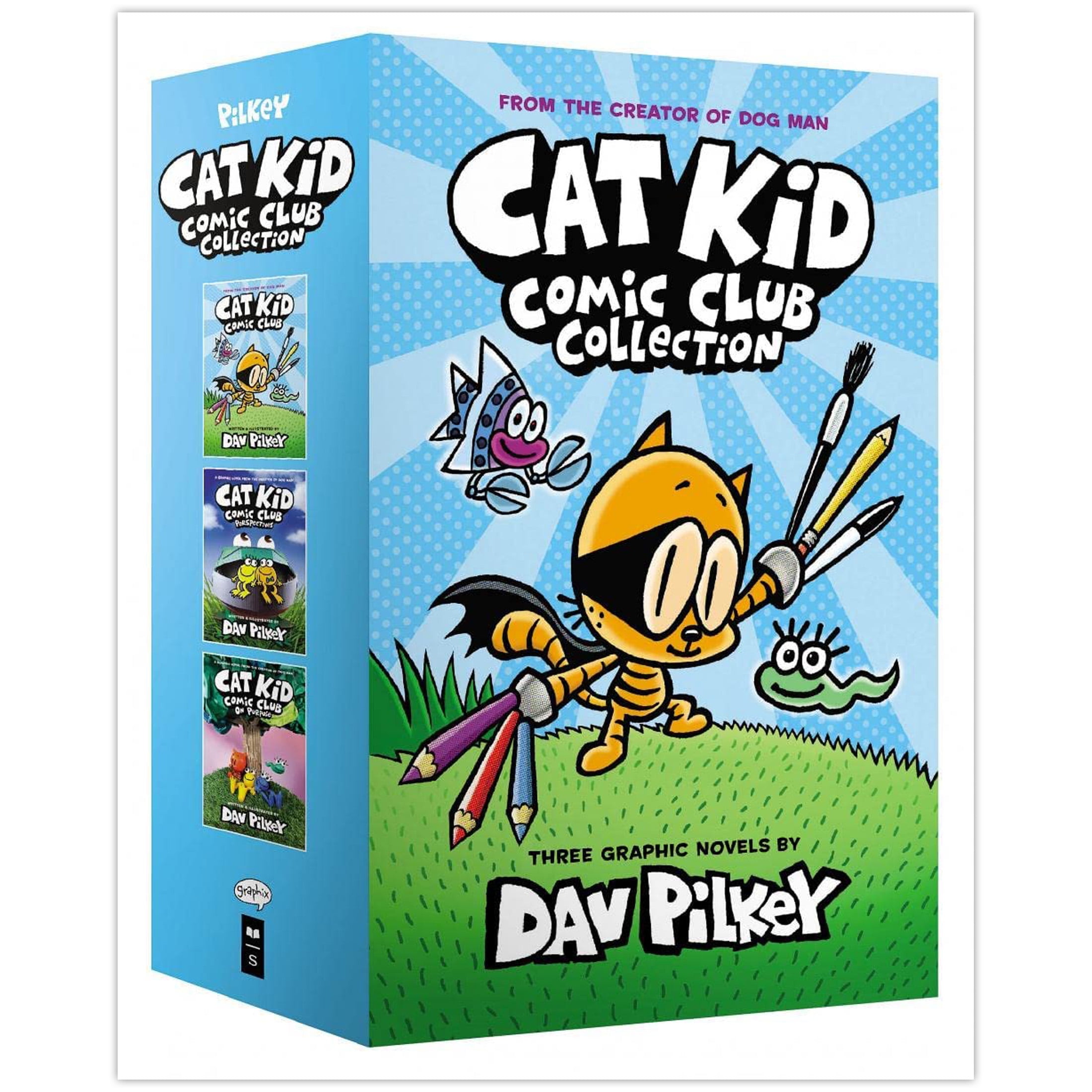 Dav Pilkey, Cat Kid Comic Club, Graphic Novels Collection