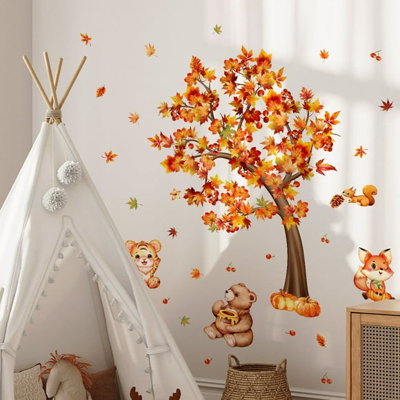 New Bear Room Decoration Wall Stickers Children's Room Bedroom Background Wall Stickers