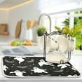 thumbnail image 5 of Coolnut Halloween Ghost Dish Drying Mat Absorbent Heat Resistant Reversible Dish Draining Mat for Kitchen Countertops Sinks,16"x18", 5 of 6