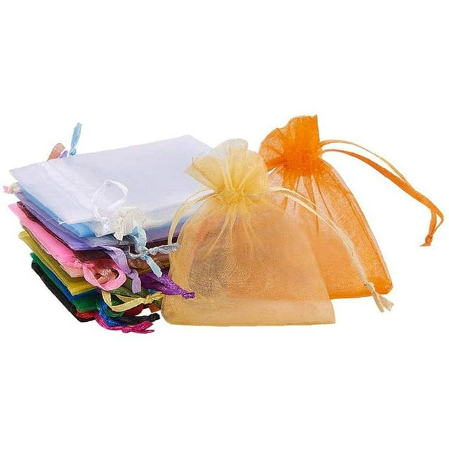 100pcs-Bolsa de hilo de perla multicolor-Color mixto-7 * 9 Fokelyi WLJ-3111
