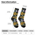 thumbnail image 2 of Haiem Colorful Sunflowers Pattern Crew Socks – Soft & Durable Moisture-wicking Socks, Stay-Up Fit for Business, Work, and Casual Wear Size 5-11, 2 of 6