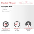 thumbnail image 4 of JDM Sport Universal for Forced Induction Cars 3" Inch Straight Silicone Coupler Hose Tube (Blue) - Turbo Intercooler Pipe Piping Intake Upgrade, 4 of 4