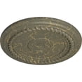 thumbnail image 3 of Ekena Millwork 19 5/8"OD x 1 1/2"P Alexandria Rope Ceiling Medallion (Fits Canopies up to 4 5/8"), Hand-Painted Witch Hazel Crackle, 3 of 6