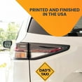 thumbnail image 3 of Magnet Me Up Dad's Taxi Magnet Decal, 5x5 Inches, Vinyl Automotive Magnet, 3 of 7