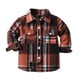 thumbnail image 1 of Gibobby Abrigos de invierno para niños y niñasNiños Bebé Unisex Otoño Invierno Plaid Tops Camisa De Manga Larga Abrigo Chaqueta Cardigan Ropa(Marrón, 0-6 Meses), 1 of 3
