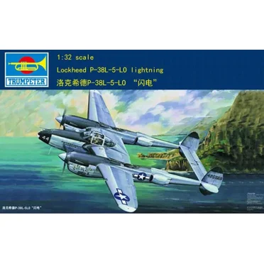 Trumpeter 02227 1/32 Lockheed P-38L-5-LO lightning Plastic  model