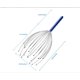 thumbnail image 3 of Paquete de 2 masajeadores de cabeza y cuero cabelludo, 20 pinzas para dedos para relajación profunda, estimulación del cabello y alivio del estrés, masajeador de cabeza de mano para cuero cabelludo (azul y morado) Rojo Verde, 3 of 5