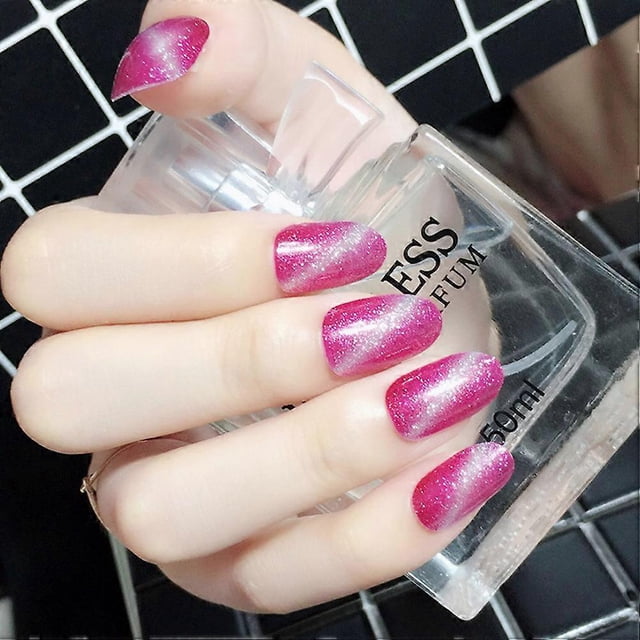 Cat Eye Nail Art Stickers Breathable Self-Adhesive Nail Stickers 7 Sheets