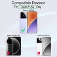 thumbnail image 2 of Protector de pantalla Ibywind para Xiaomi 15 5G, 6.36 pulgadas, dureza 9H, 2 of 8