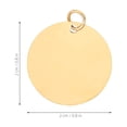 thumbnail image 2 of ETHZZLE 10Pcs Golden Stainless Steel Jewelry Charms with Jump Rings for Custom Bracelet Necklaces, 2 of 8