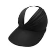 thumbnail image 3 of Mgmyaa Women's Open Top Sun Hat Visor Wide Brim UV Protection Outdoor Sport Cap Breathable Summer Beach Headwear Adjustable Ponytail Hole, 3 of 8