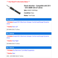 thumbnail image 2 of Shock Absorber - Compatible with 2011 - 2015 BMW 535i GT xDrive 2012 2013 2014, 2 of 2