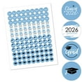 thumbnail image 2 of Big Dot of Happiness 2026 Light Blue Graduation Party Round Candy Sticker Favors - Labels Fits Chocolate Candy (1 Sheet of 108), 2 of 5