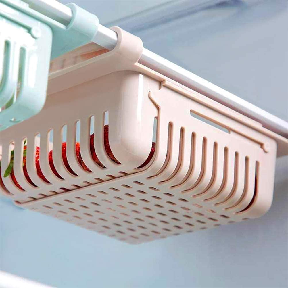 4Pcs Retractable Drawer Organizer Ideal For Fridge, Kitchen, Pantry, Fridge