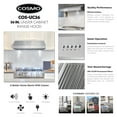 thumbnail image 3 of 36 in. Haven Collection Ducted Under Cabinet Range Hood in Stainless Steel, 3 of 15