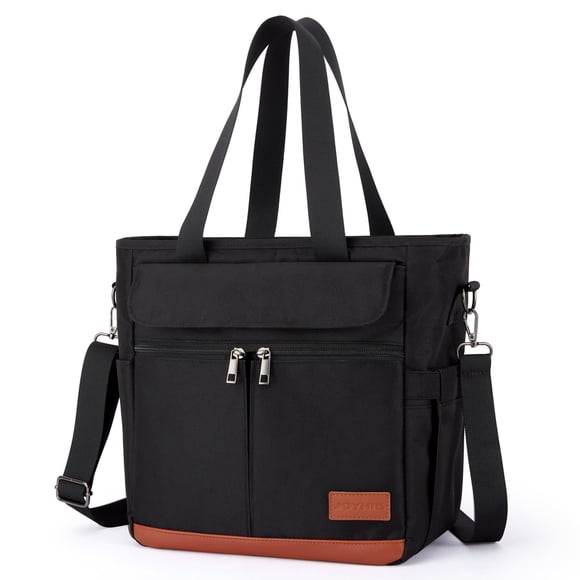 Bolsa de almuerzo JOYHILL, aislante a prueba de fugas, 16,2 L, poliéster C-BLACK