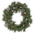 thumbnail image 4 of Northlight Pre-Lit Battery Operated Frosted Verona Berry Pine Artificial Christmas Set - 5-Piece -, 4 of 8