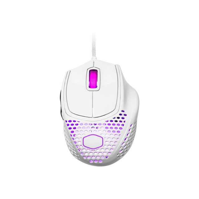 Cooler Master MasterMouse MM720 - Mouse - right-handed - optical - 6 buttons - wired - USB - glossy white