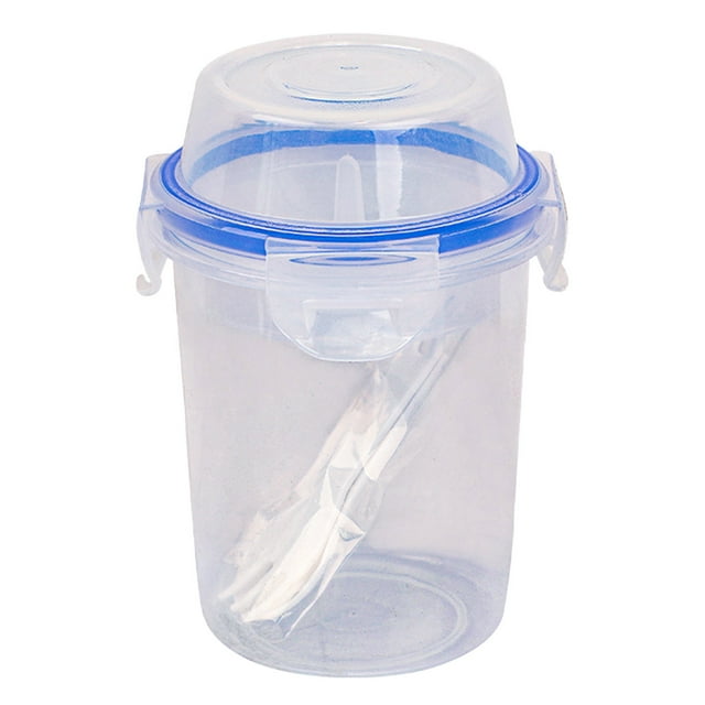Yogurt Parfait Cups Yogurt Parfait Containers Meal Prep Jars Leak Proof Overnight Oats Containers with Spoon and fork Multifunctional Travel Cereal Cup for Cereal Fruit