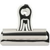 2 PC-Business Source Bulldog Grip Clips - No. 2 - 2.3 Width - for Paper - Heavy Duty - 36 / Box - Silver