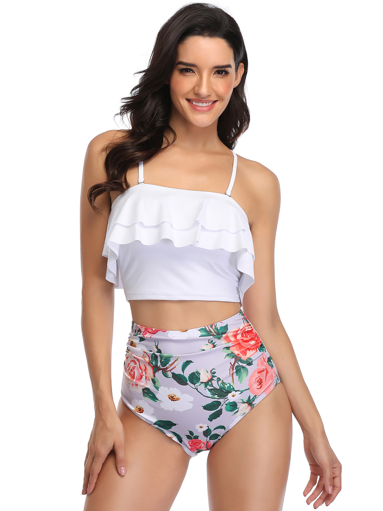 white bathing suit top walmart