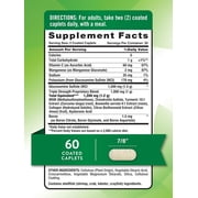 Glucosamine Chondroitin MSM Complex | 60 Caplets | Triple Strength | by Natures Truth