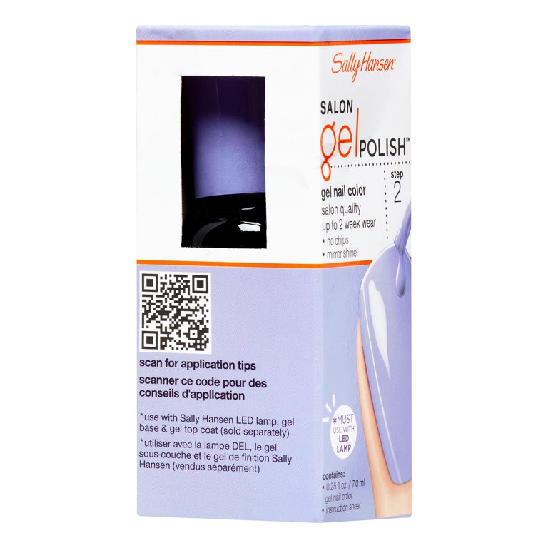 Sally Hansen Salon Gel Nail Polish, Purplexed, Flawless Shine