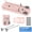 Pink, variant on SolidPal 8-in-1 Foldable Pilates Board, Multi-Purpose Home Pilates Reformer Workout Equipment