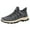 Grey, variant on Men's Autumn New Net Breathable Border Men's Shoes Lightweight Comfortable Running Shoes Outdoor Hiking Shoes 7.5 Black