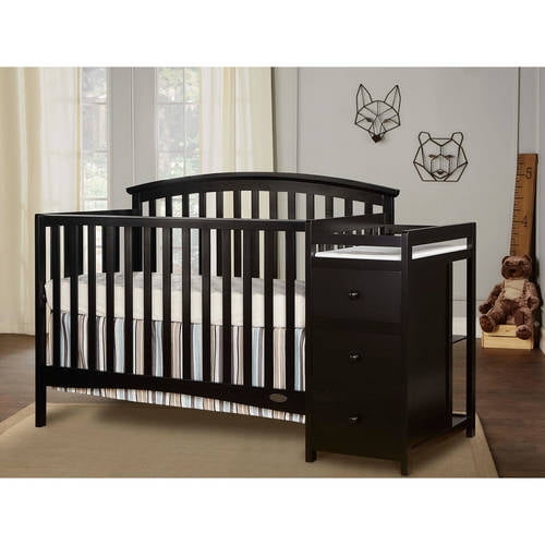 crib with changing table walmart