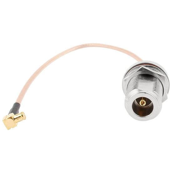Unique Bargains N Female to MCX Male Right Angle Adapter Connector RG316 Coaxial Cable 20cm