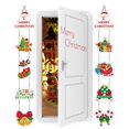 thumbnail image 2 of Colgador de puerta de Navidad para fiesta de año nuevo, adornos colgantes para árbol de Navidad, Papá Noel, muñeco de nieve, alce, decoración de Feliz Navidad, 2024, 2 of 4