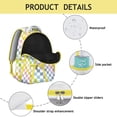 thumbnail image 4 of Geometric Shapes Texture Laptop Bookbag - Designed for the Modern Student and Professional, Streamlined Look with Ample Space, Gift of Style, 4 of 6