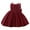 Wine Red, variant on Flower Girl Dress Satin Bowknot Tutu Wedding Bridesmaid Christening Pageant Birthday Party Evening Prom Gown 18-24 Months Wine Red