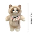 thumbnail image 3 of Leodye 1PCS Ragdoll Backpack Toy Cute Kitty Double Shoulder Bag Design Girls Lovely Kitty Doll Plush Backpack Toy, 3 of 8