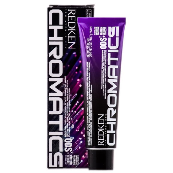 Redken Chromatics Prismatic Permanent Hair Color with Sleek Comb, 6Aa - Ash, 1 Pack