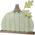thumbnail image 2 of Primitives by Kathy Slat Shelf Sitter, 15.25 x 12.5-Inch, Green-Pumpkin, 2 of 4