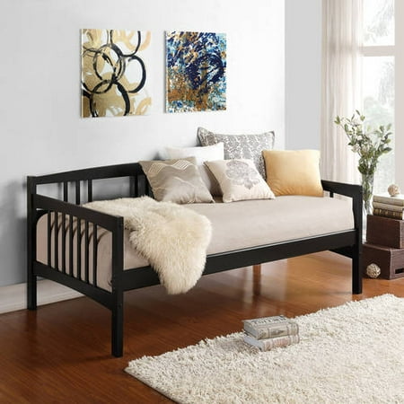 Dorel Living Kayden Twin Wood Daybed, Black