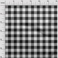 thumbnail image 2 of oneOone Rayon White Fabric Check Dress Material Fabric Print Fabric By The Yard 56 Inch Wide, 2 of 6