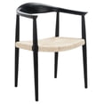 thumbnail image 3 of SAFAVIEH Volta Foc Twist Accent Chairs, Black Sungkai/Natural Foc Twist (24.8 in. W x 18.9 in. D x 30.7 in. H), 3 of 7